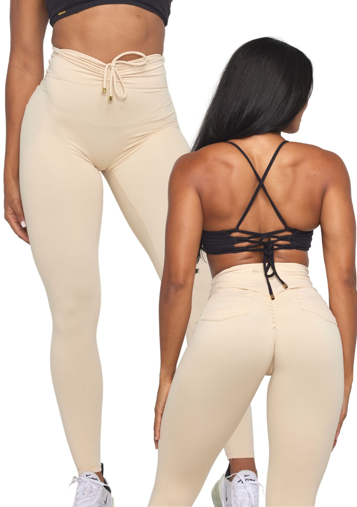 Basics Pocket Legging - Nude