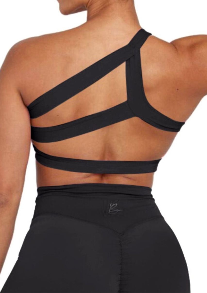 Noir Back Me Sports Bra