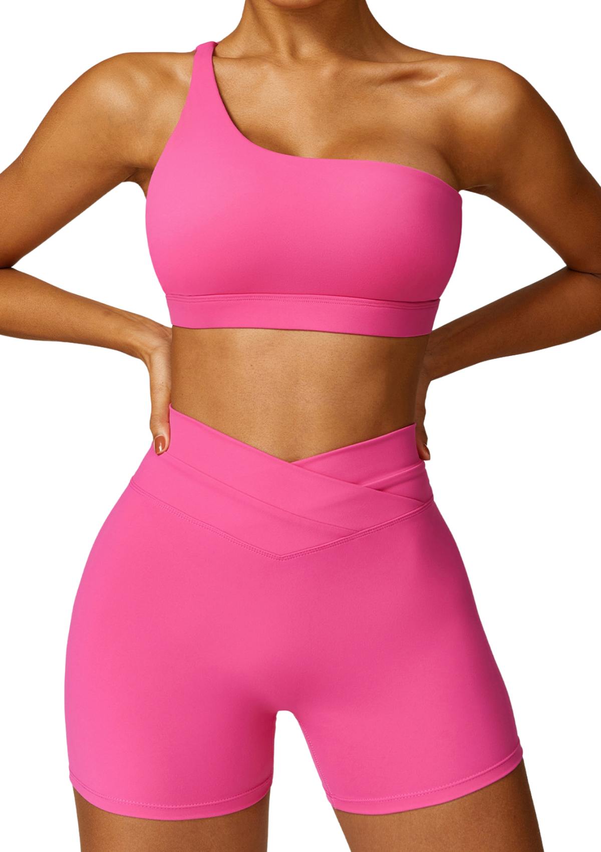 Crossover V Shorts Hot Pink