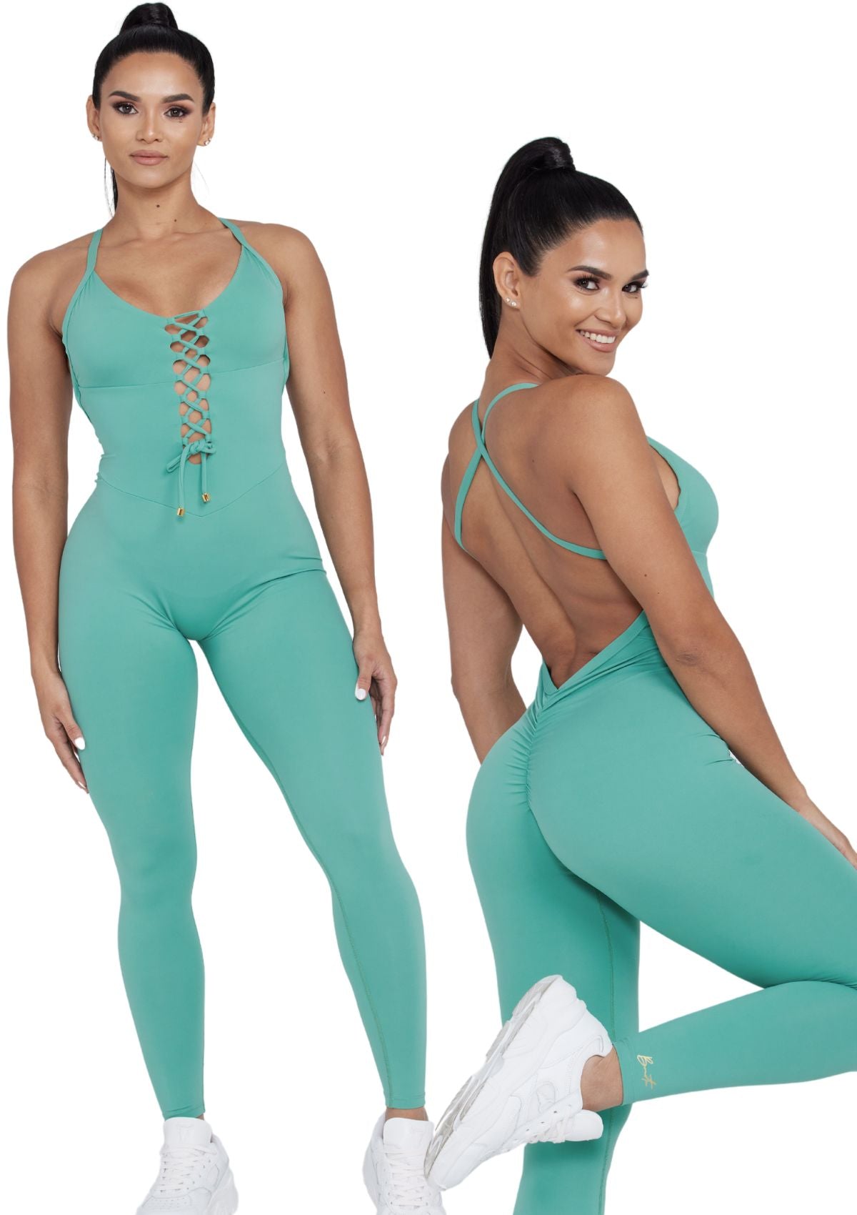 Heartbreaker Jumpsuit Long Green Goddess