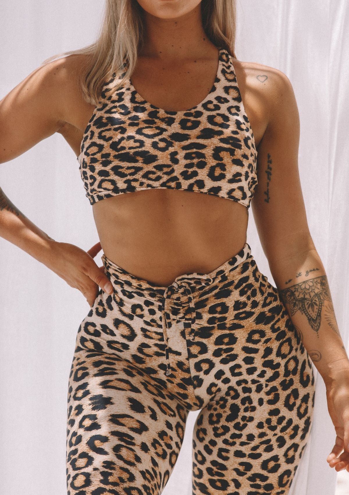 Signature Legging Champagne Leopard