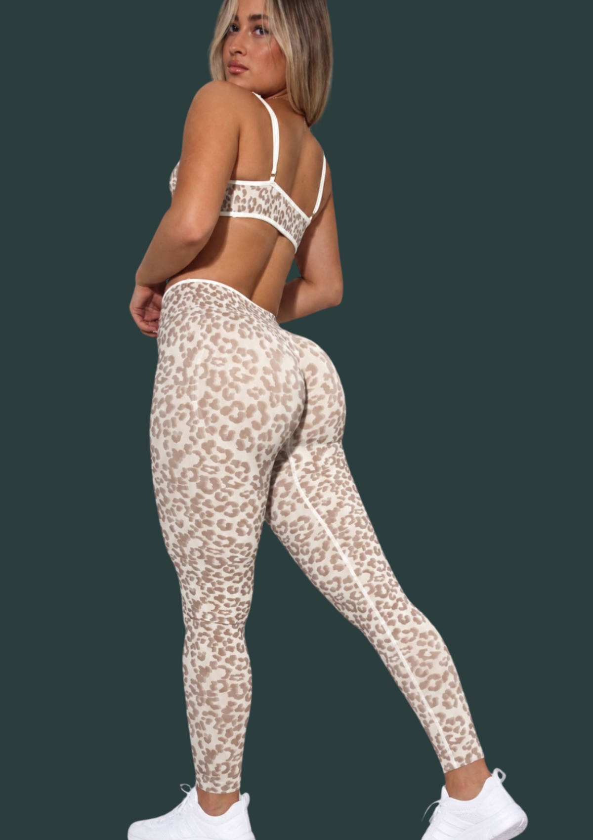 Untamed Seamlesss Leggings Latte Leopard