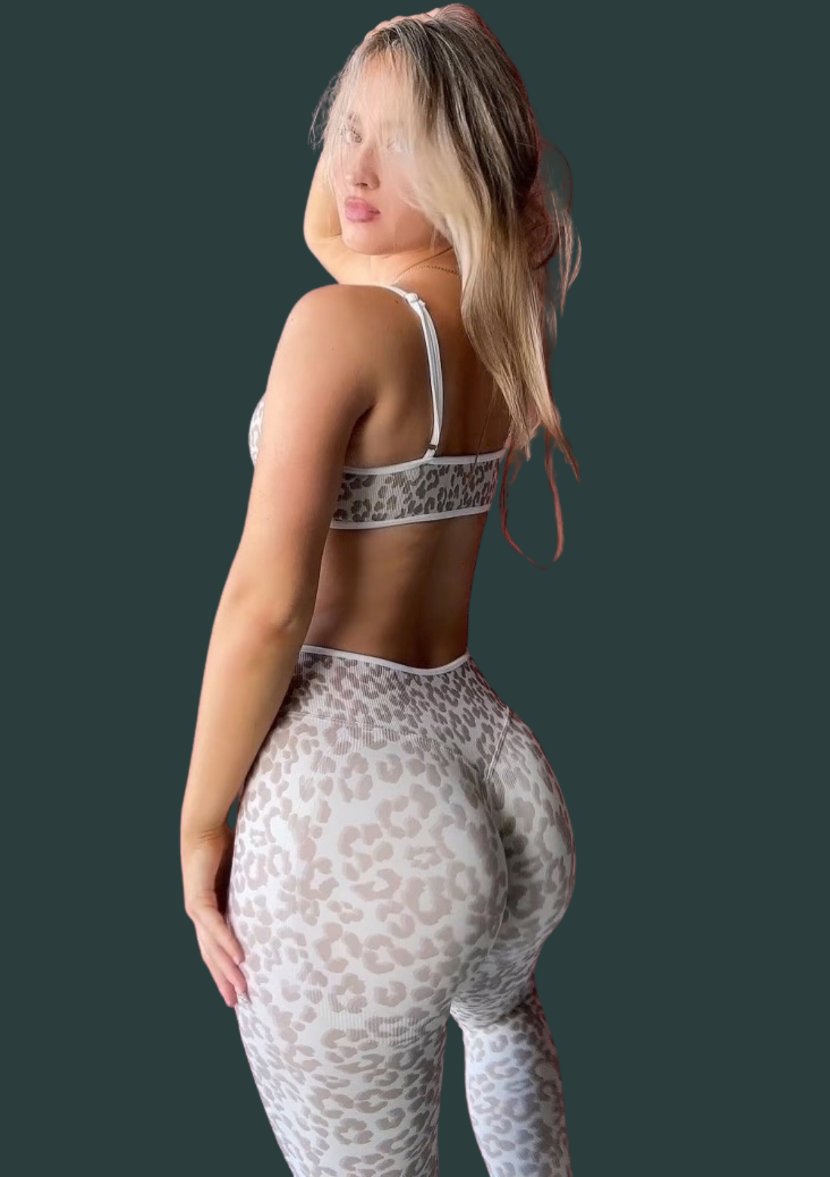 Untamed Seamlesss Leggings Latte Leopard