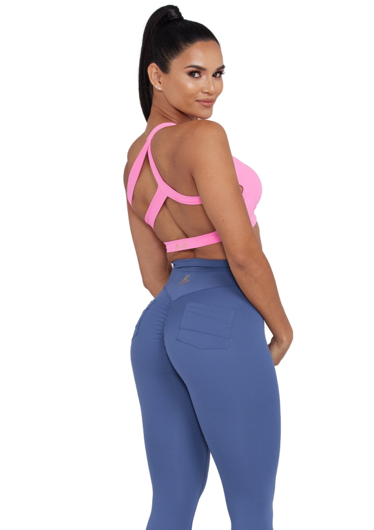Back Me Sports Bra Bubblegum Pink - Bonita