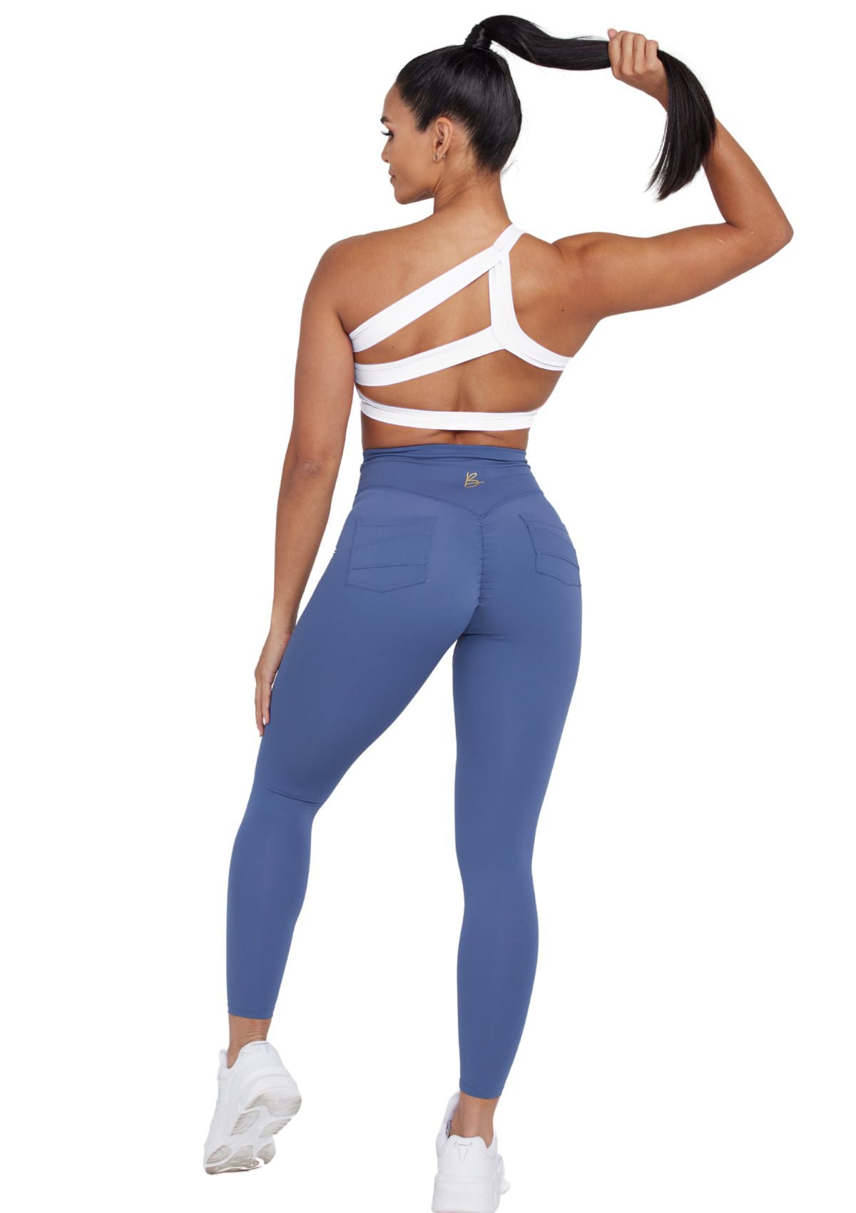 Back Me Sports Bra Snow White - Bonita