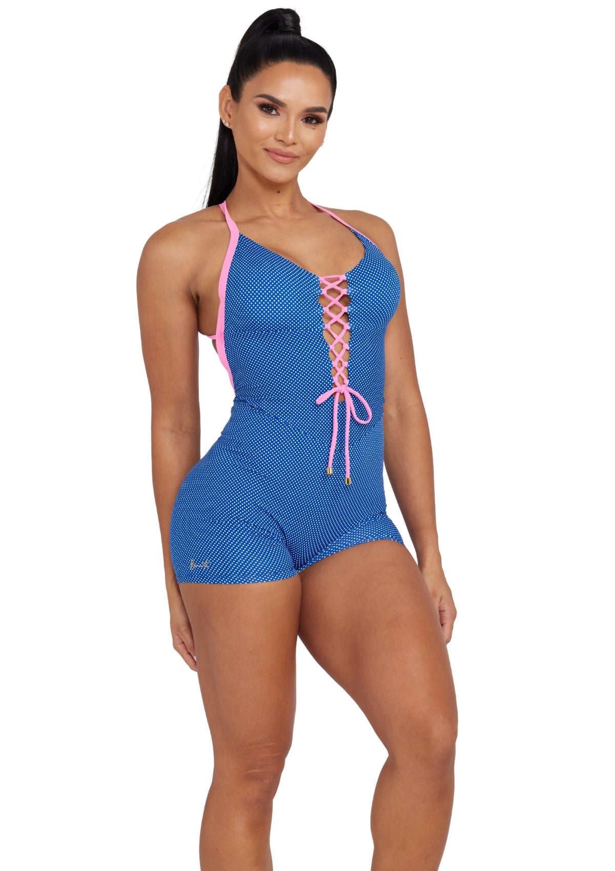 Girl Next Door Heartbreaker Jumpsuit Short - Bonita