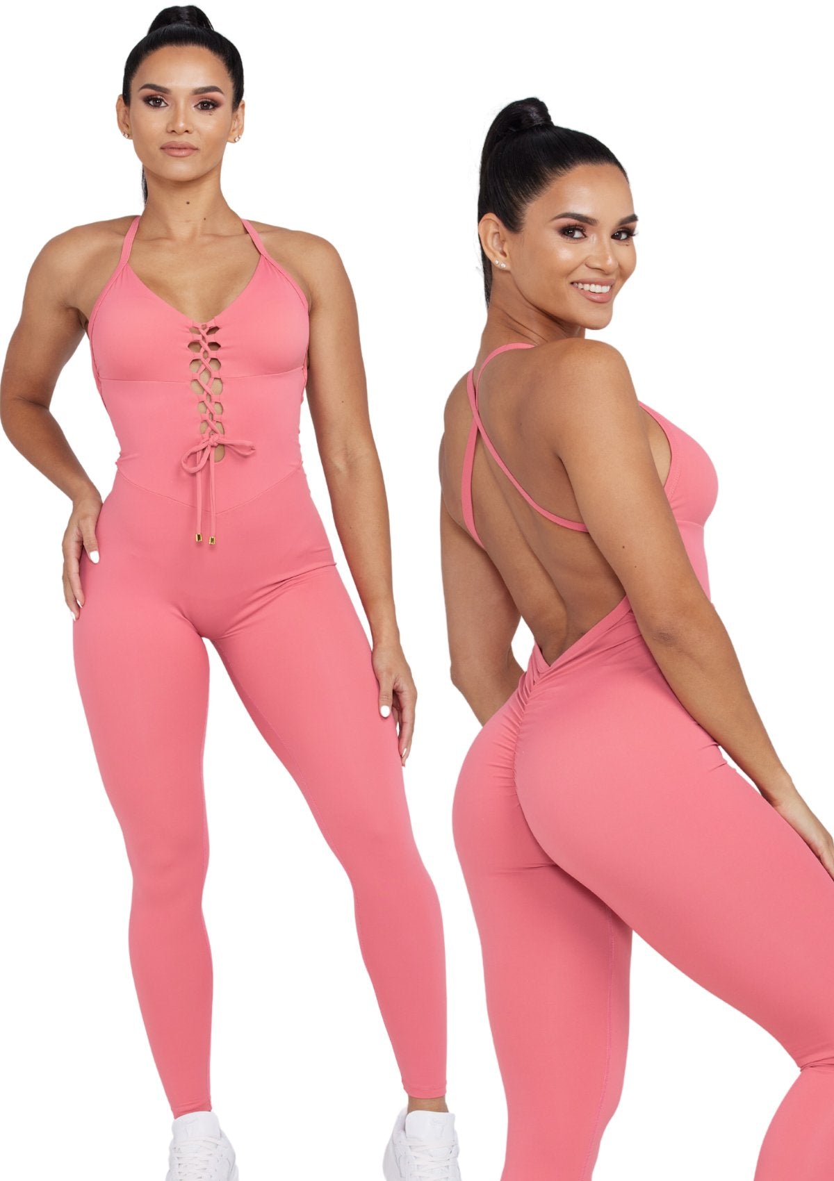 Heartbreaker Jumpsuit Long Blush - Bonita