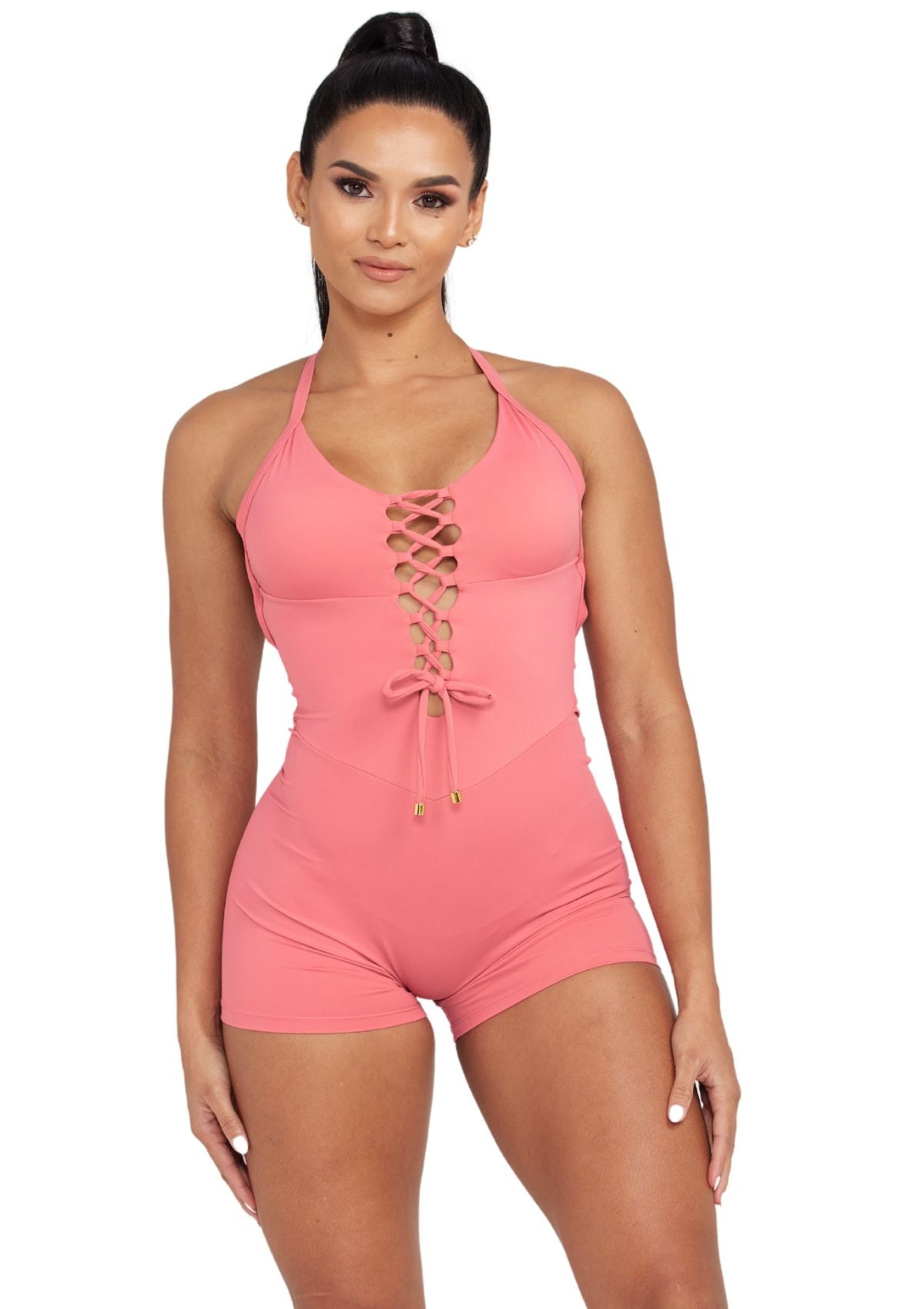 Heartbreaker Jumpsuit Short Blush - Bonita