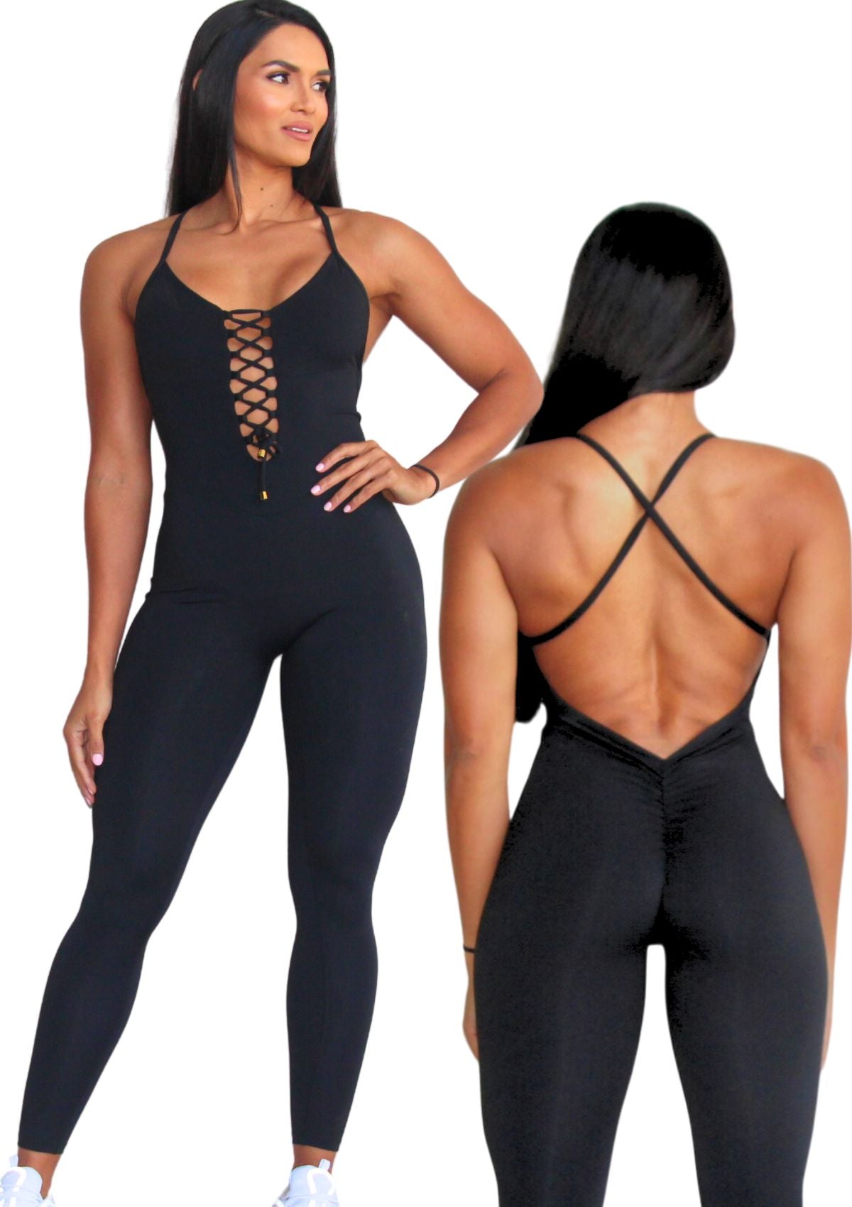 Noir Heartbreaker Jumpsuit Long - Black - Bonita