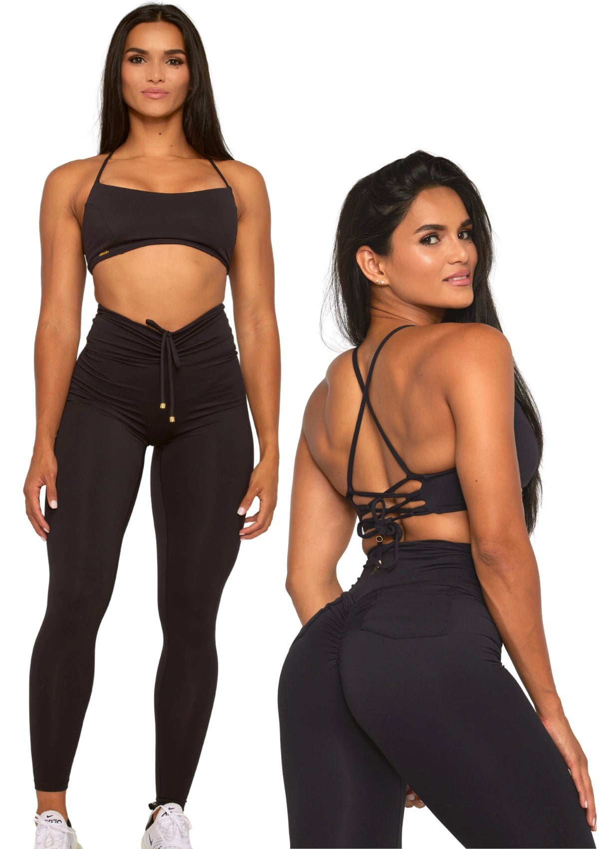 Noir Pocket Legging Black - Bonita