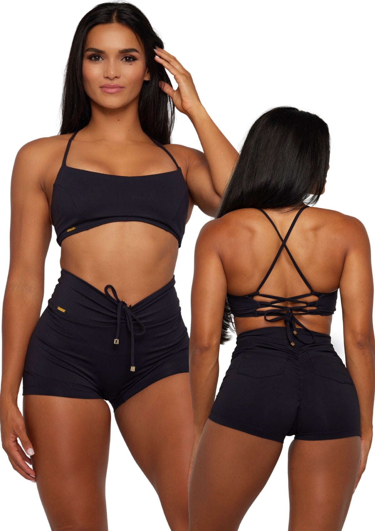 Noir Pocket Shorts - Bonita