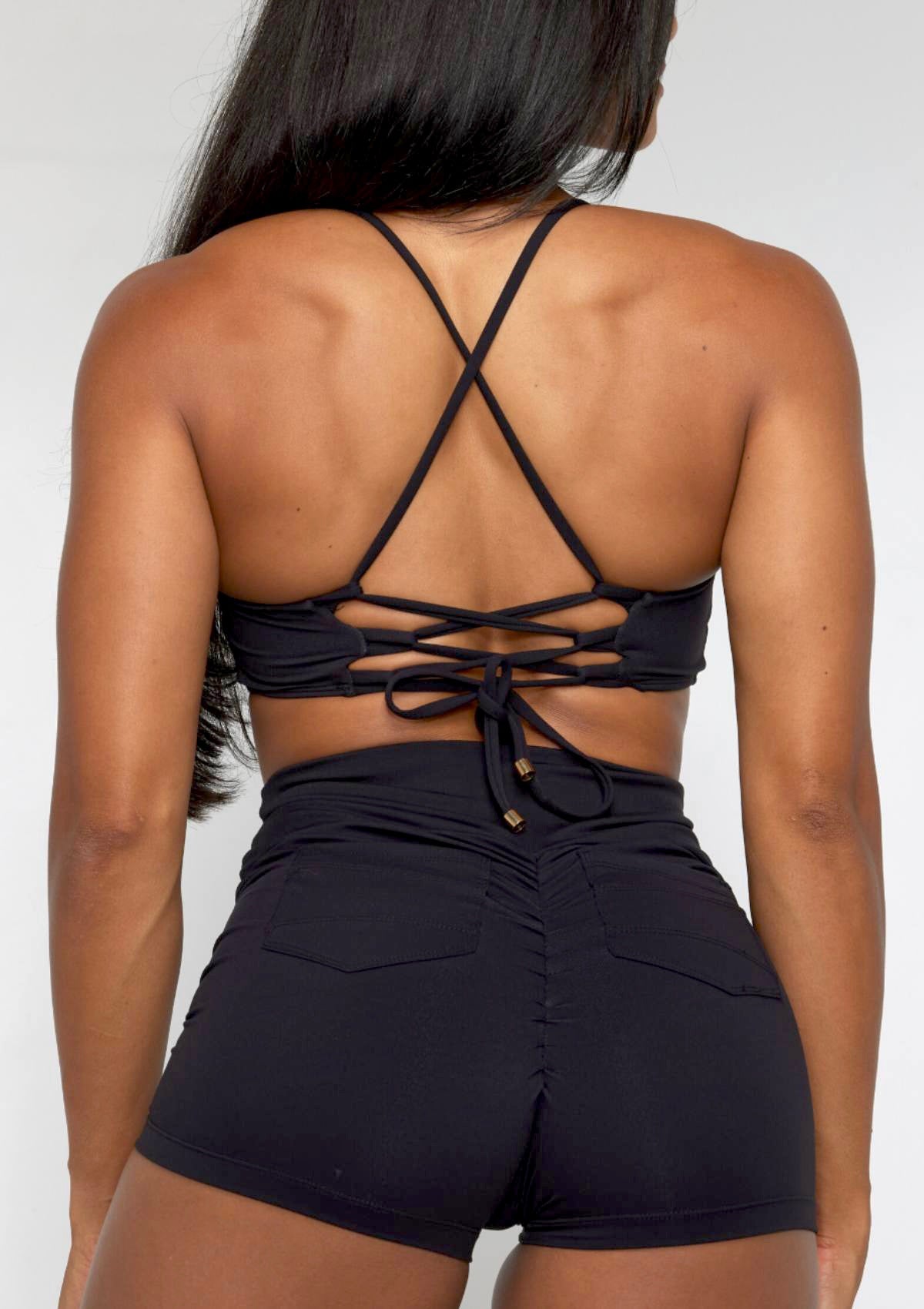 Noir Pocket Shorts - Bonita