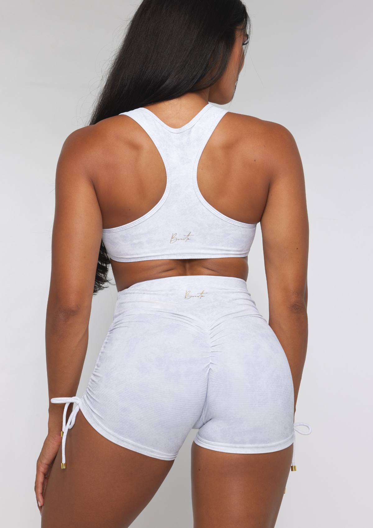 Sorbet Drawstring Shorts - Coconut - Bonita
