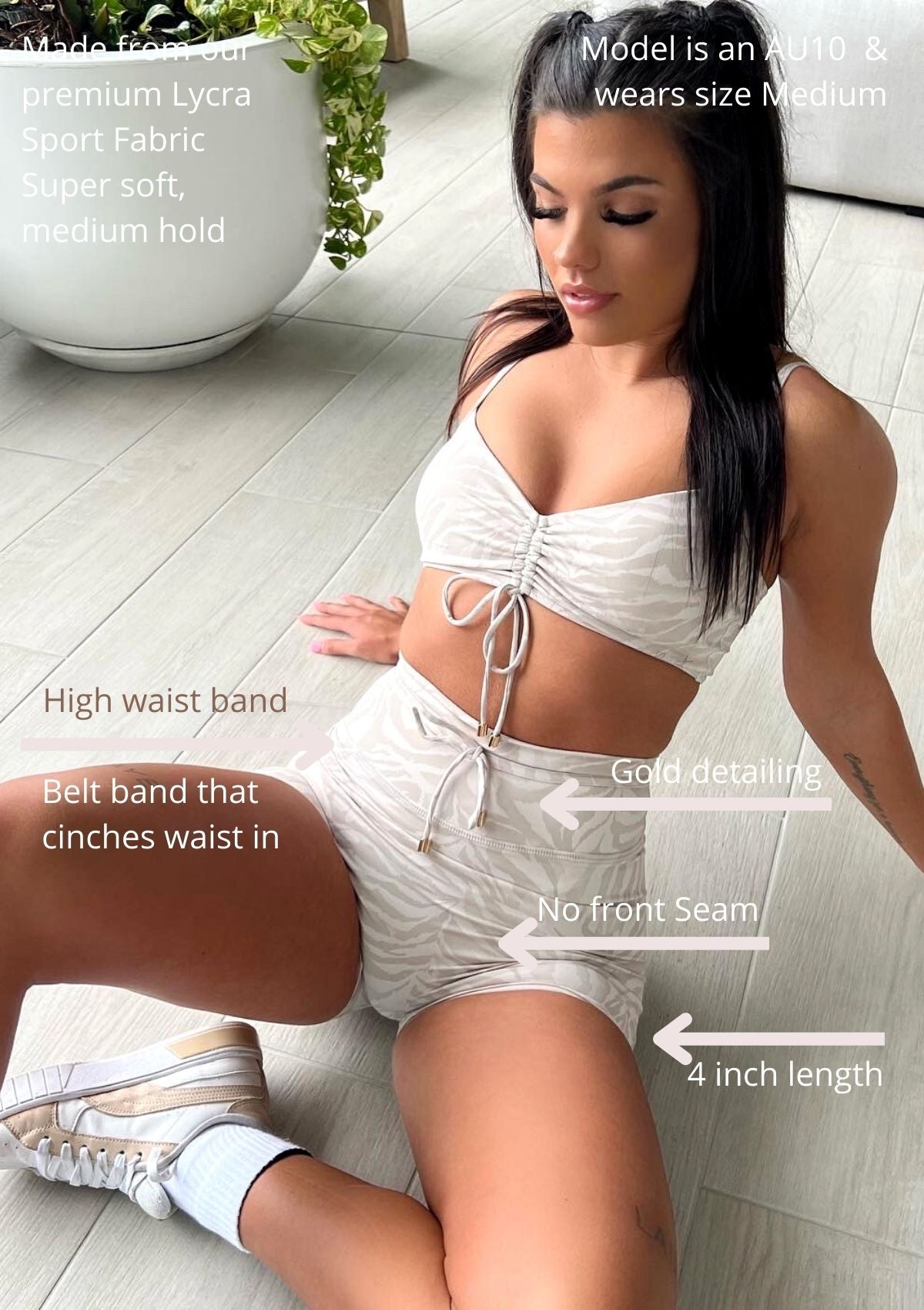 Wild Thing Belt Shorts - Pancake - Bonita