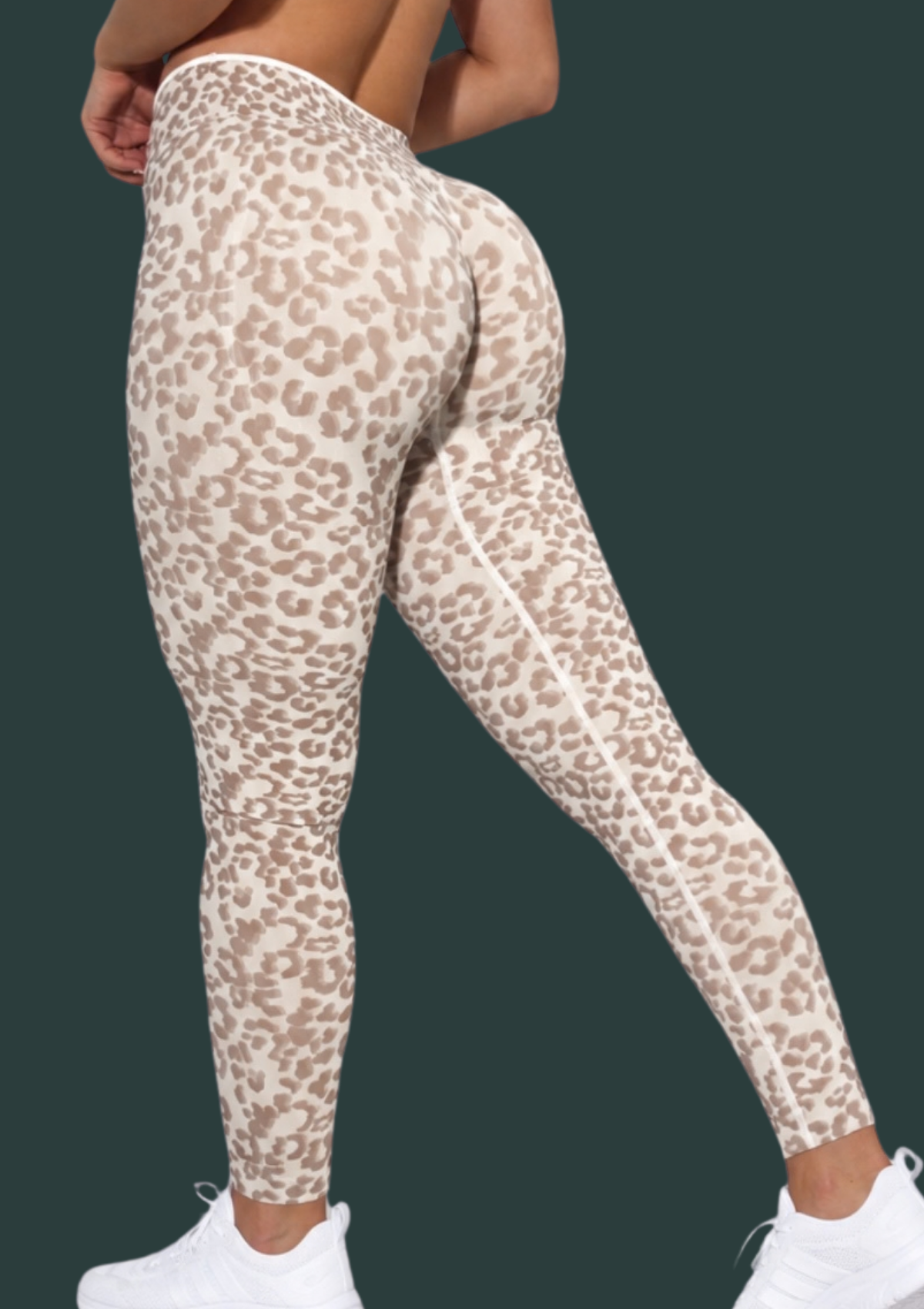 Untamed Seamlesss Leggings Latte Leopard